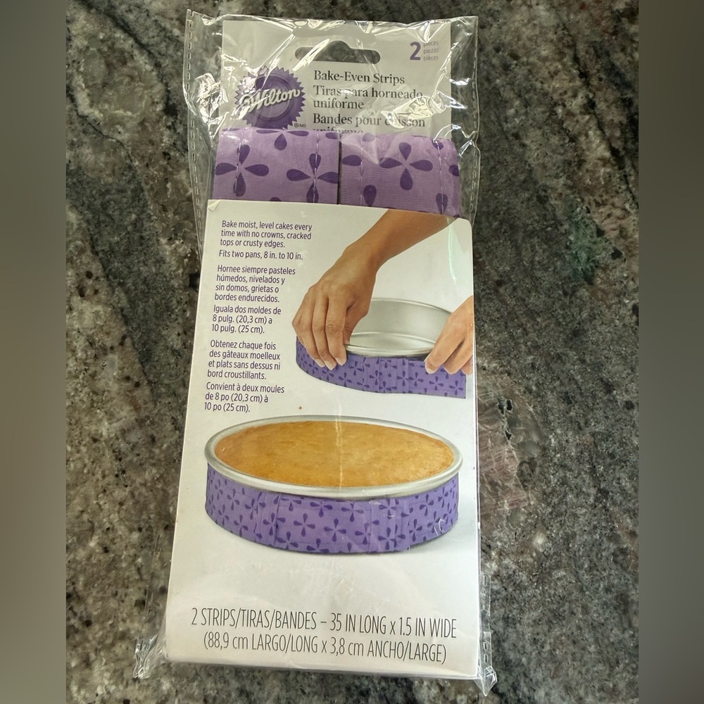 Wilton Bake-Even Strips New